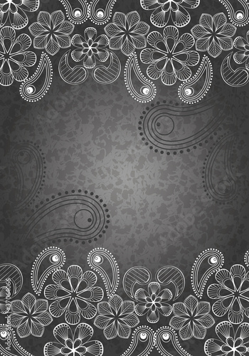 decorative background, black and white