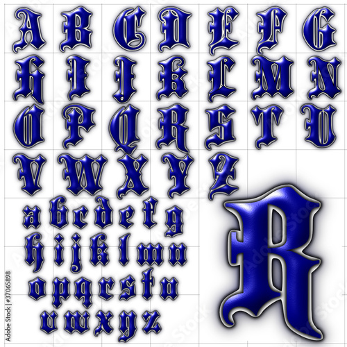 abc alphabet background blackletter font design