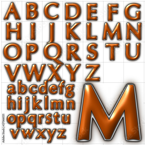 abc alphabet background oregon font design