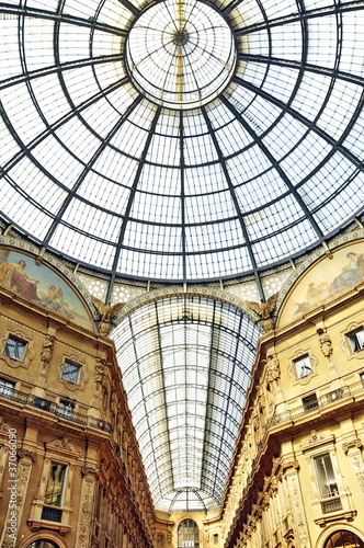 Galleria Vittorio Emanuele  shopping Center in Milan  Italy