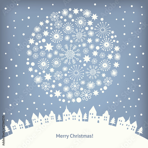 Christmas and New Year's Greeting card