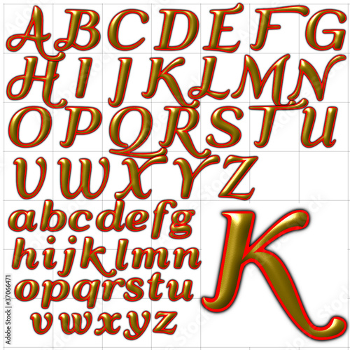 abc alphabet background qumpel font design
