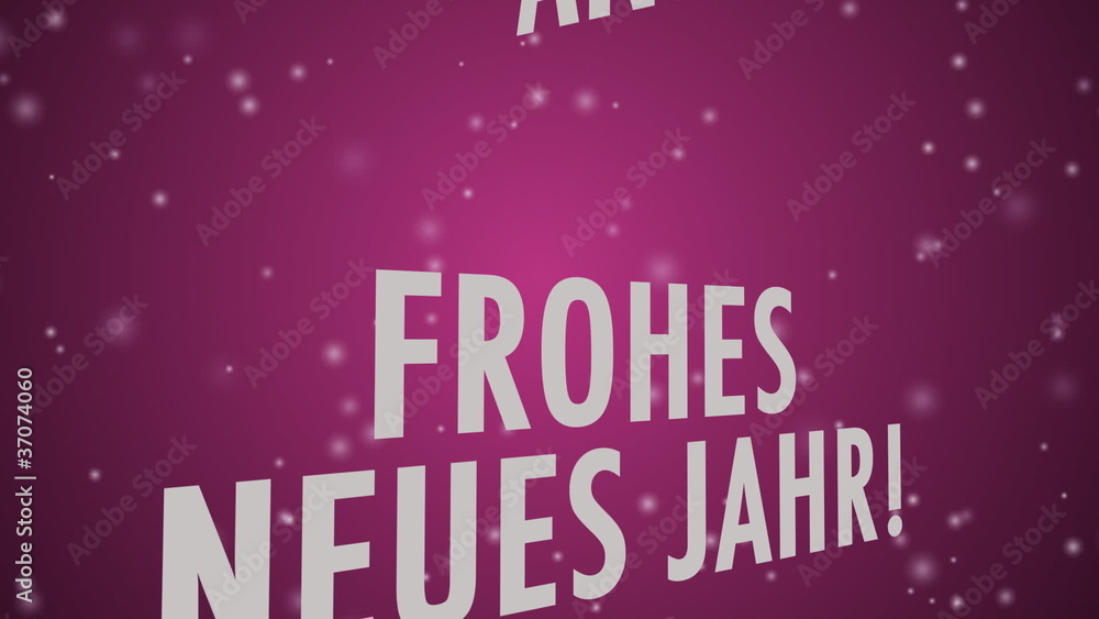 Frohes neues Jahr - mehrsprachig Frohes neues Jahr - mehrsprachig
