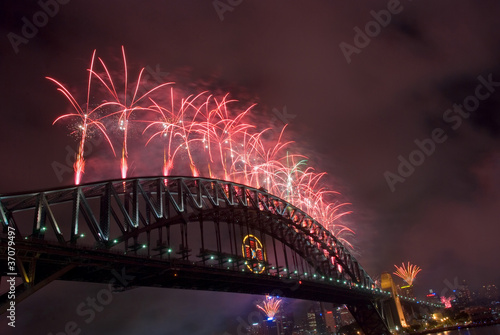 Photography Sydney Harbour Bridge New Year