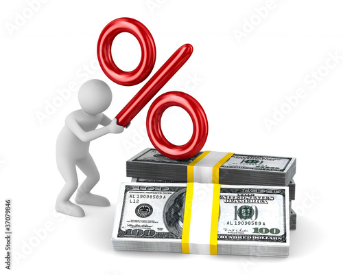 Discount on white backgroun...