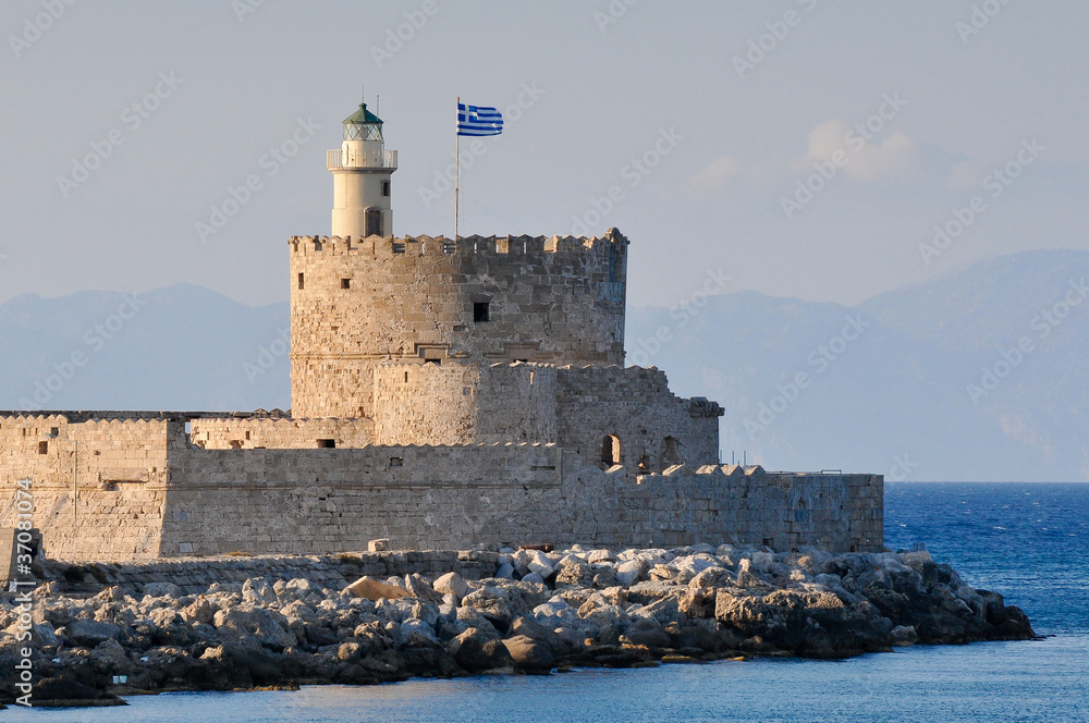 St-Nicolas Fortress in Rhodes New Town - Greece