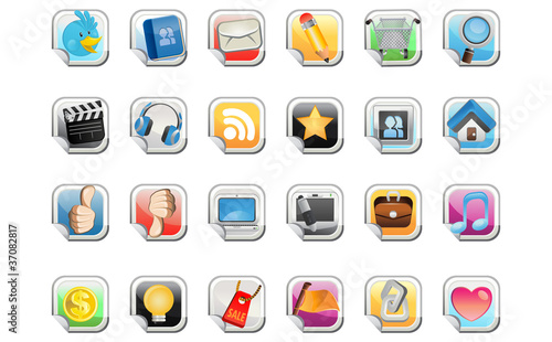 Social Media Sticker Icon