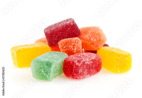 colour candy isolated on white background