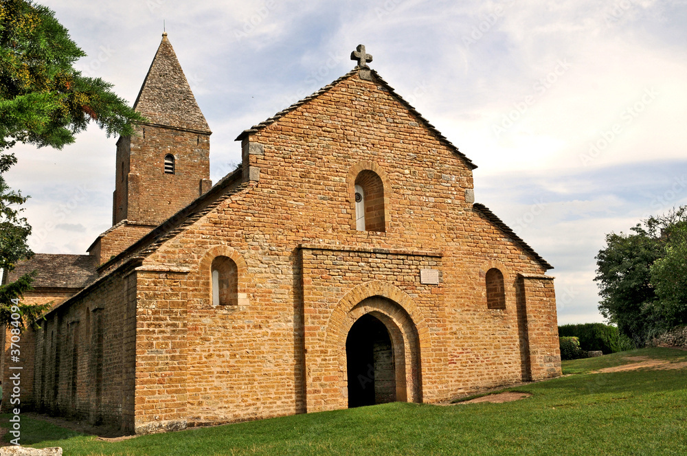 Brancion, Borgogna, chiesa di Sain Pierre