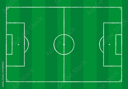 Fußballplatz - Vector