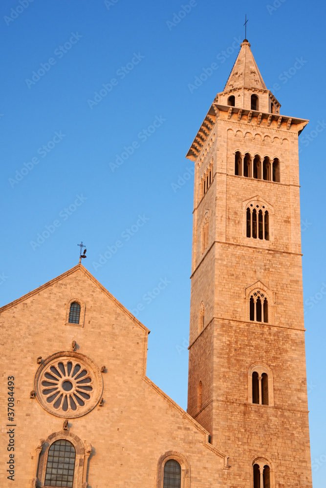 Trani Cathedral in the sunset light