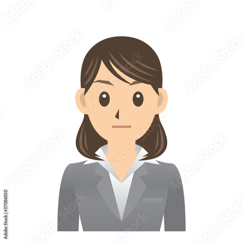 OL A 表情3 無表情