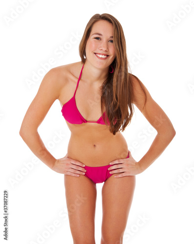 Attraktives Mädchen im Bikini