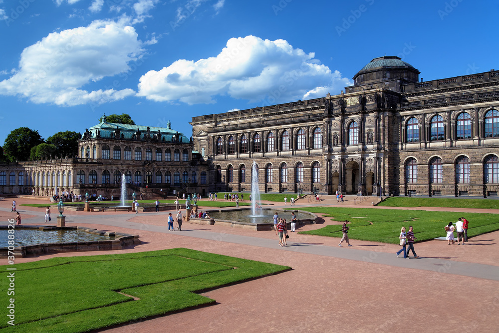 The Zwinger Palace in Dresden, Germany