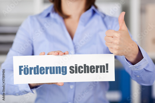 förderung sichern