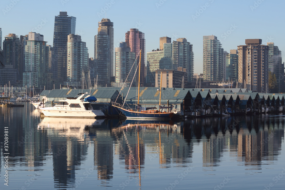 Misty Morning, Coal Harbor Vancouver