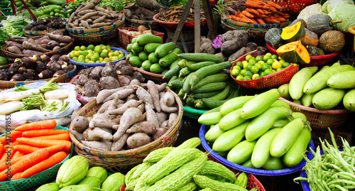 légumes et fruits exotiques
