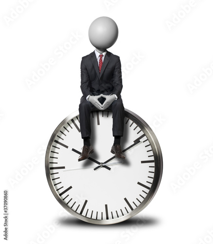 Canvastavla notion du temps Headman concept