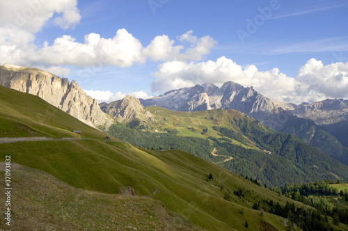 Marmolata und Sellagruppe - Dolomiten - Alpen