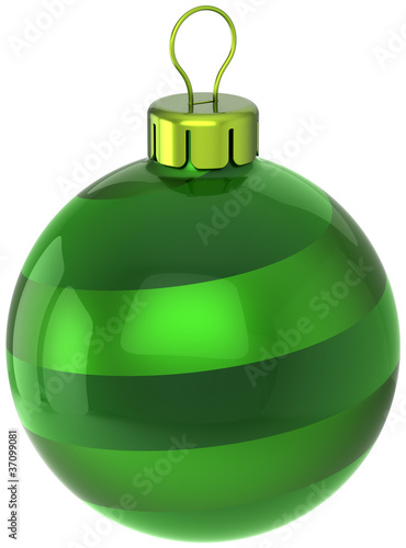 Christmas ball green Happy New Year bauble decoration