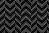 Trendy chevron patterned background, black and white