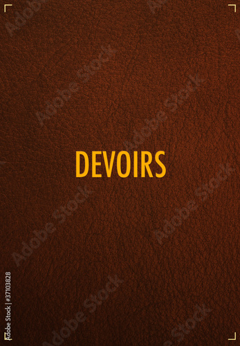 devoirs - agenda photo