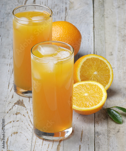 Orange and orange juice