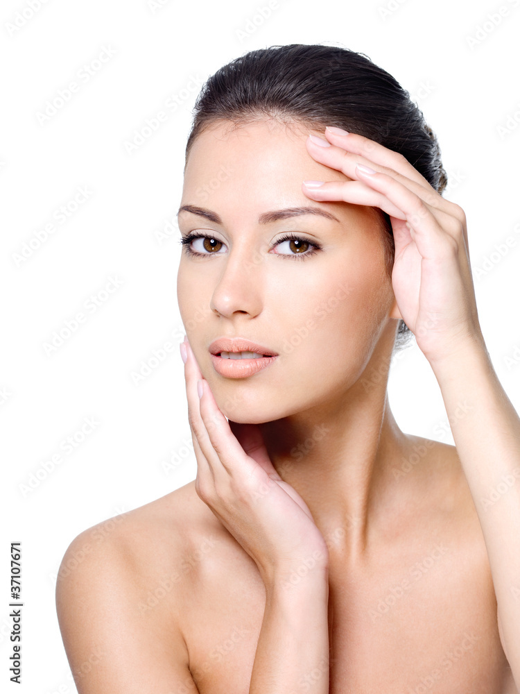 Beauty portrait of woman with healthy skin Beauty portrait of woman with healthy skin