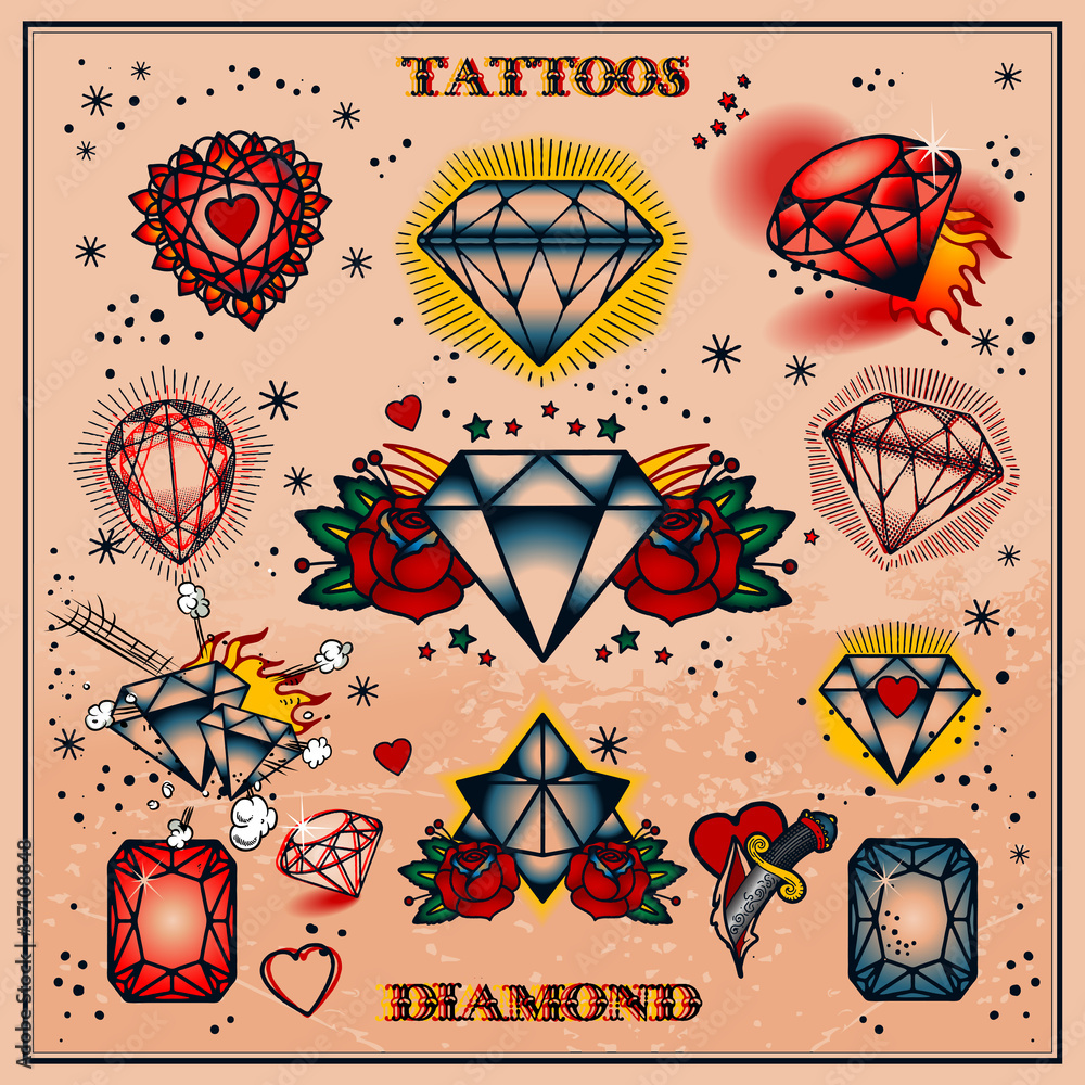 Update more than 211 diamond tattoo design