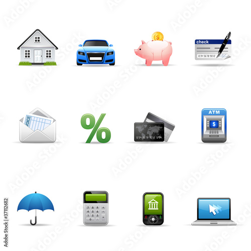Finance Icon (Bank Concepts)