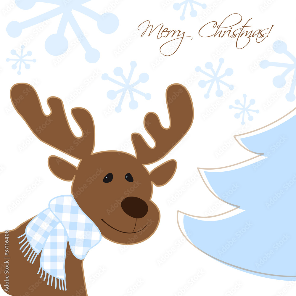 Rentier Rudolph freigestellt Rentier Rudolph freigestellt