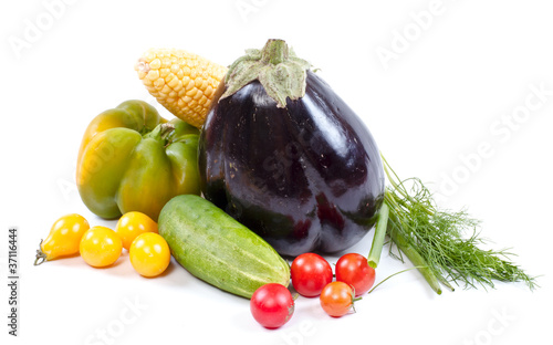Fresh and ripe vegetables