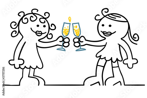 figur frauen trinken prosecco