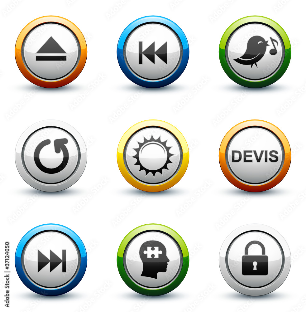 icône bouton internet icône bouton internet