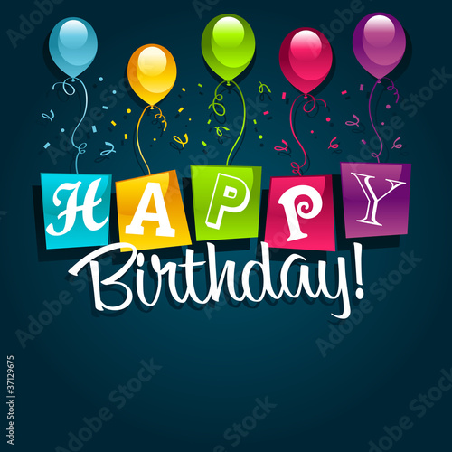 Happy Birthday Balloons