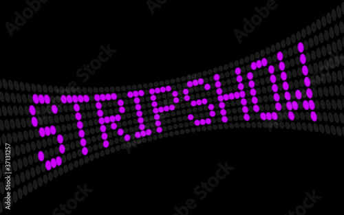 led lauftext stripshow I