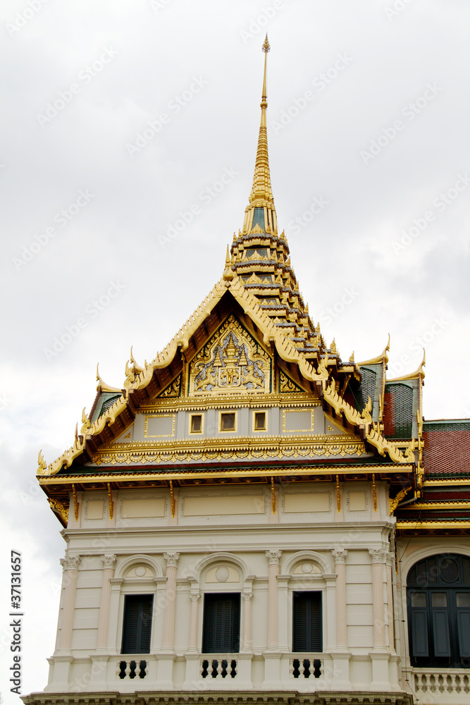 Detail of Grand Palace in Bangkok, Thailand