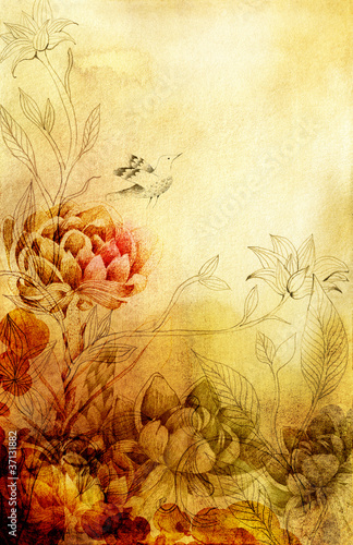 Decorative Floral Background