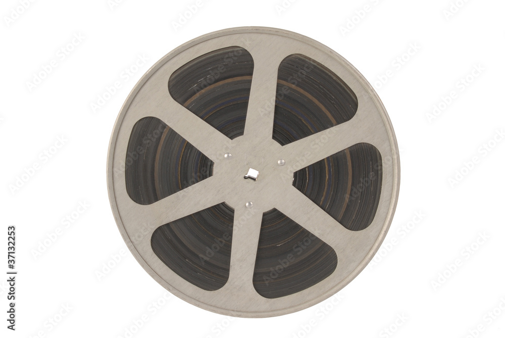 Obraz premium Film reel isolated.