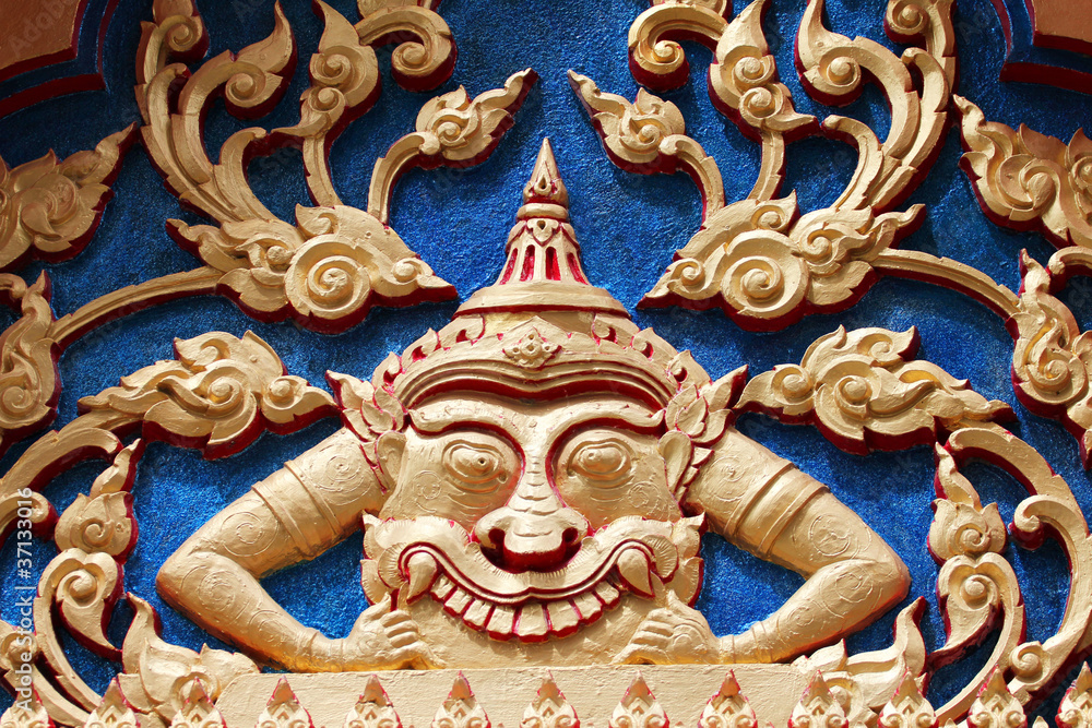 Fototapeta premium Buddhist temple, Thailand.
