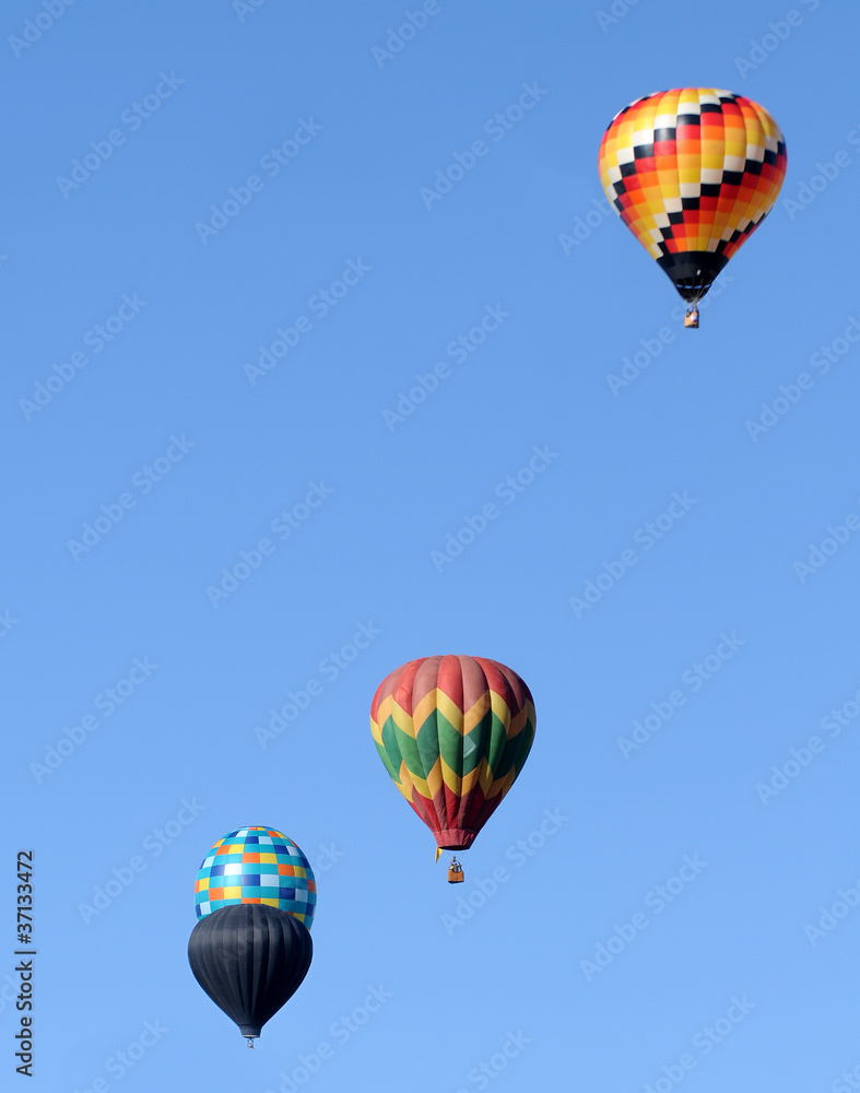 Fototapeta premium Colorful hot air balloons