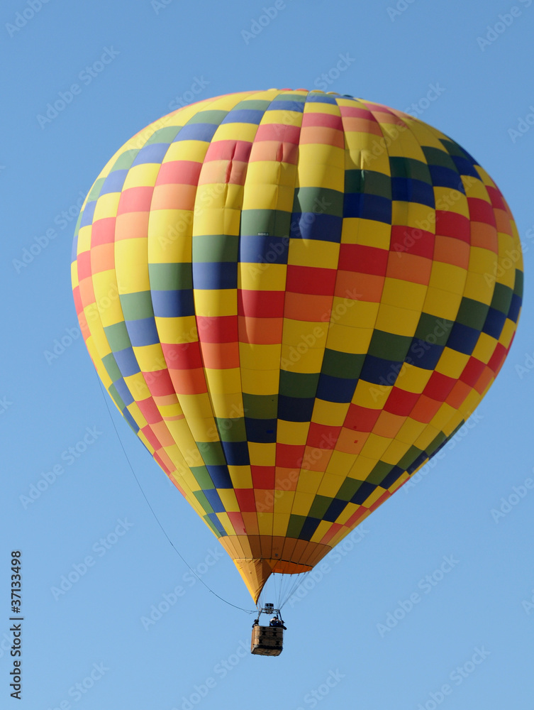 Naklejka premium Colorful hot air balloon