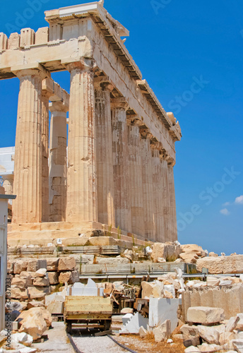 Parthenon of Acropolis in Athens