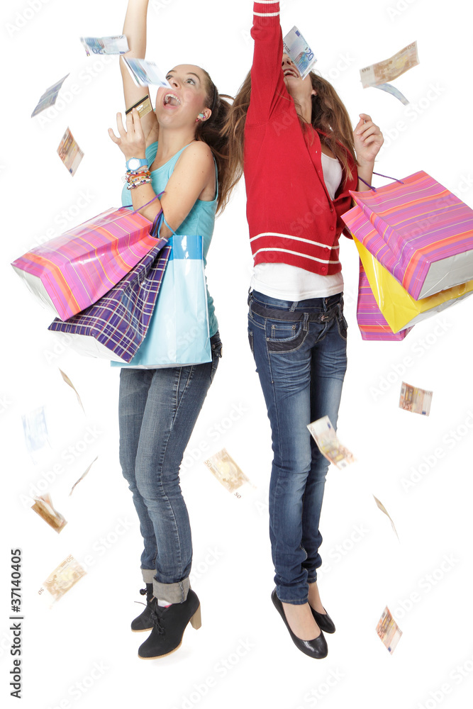 Argent shopping et joie intense Argent shopping et joie intense