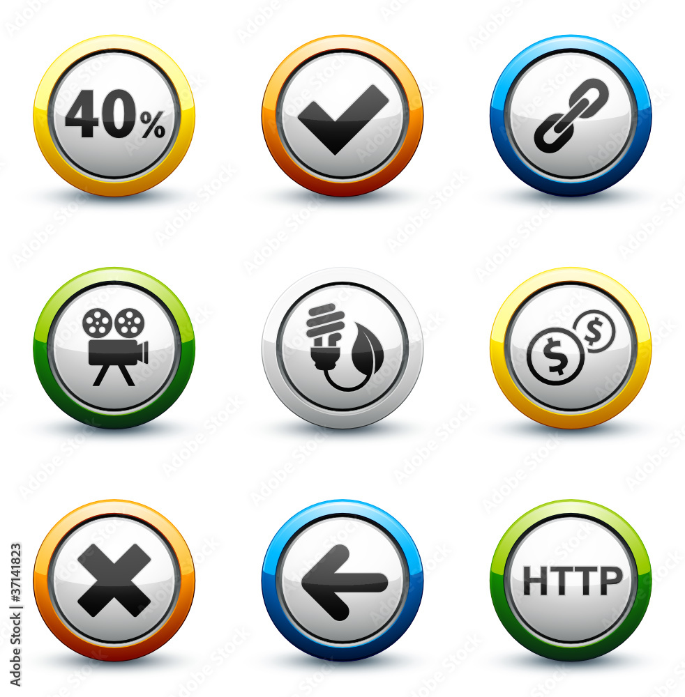 icône bouton internet icône bouton internet