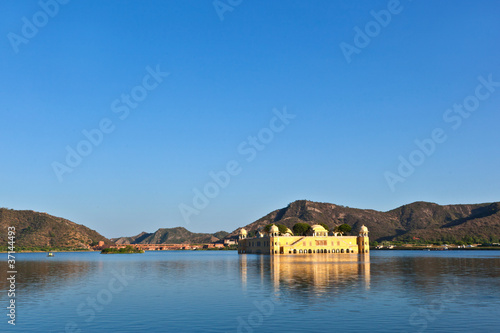 Water Palace (Jal Mahal) in Man Sagar Lake. Jaipur, Rajasthan