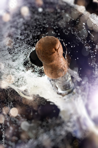 Obraz na plátně champagne cork