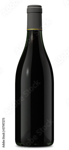 bouteille bourguignone face