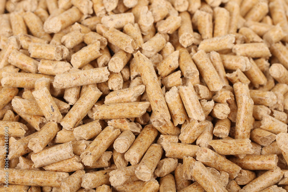 Holzpellets Hintergrund Holzpellets Hintergrund