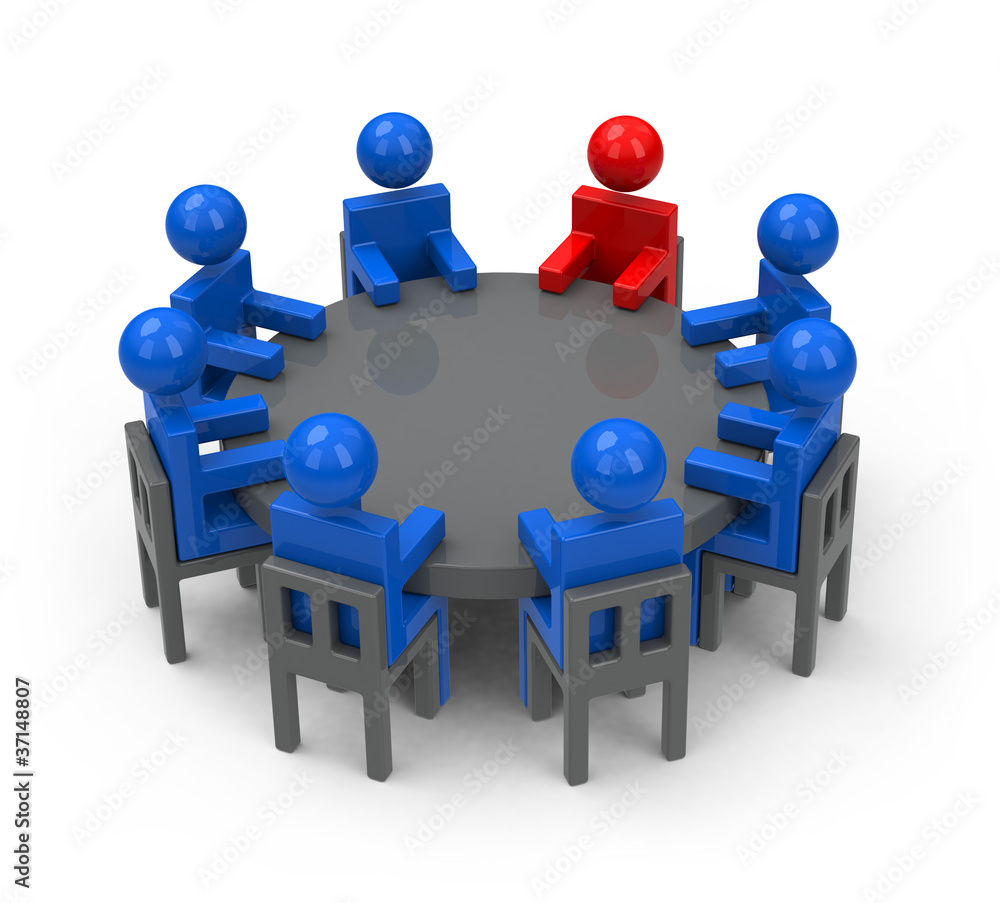 Obraz premium Das Meeting